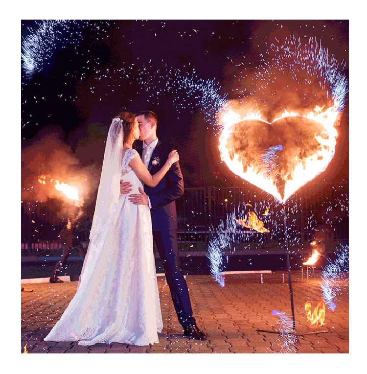 Организация пиротехнического шоу на свадьбу  Карабулак | karabulak.salutsklad.ru