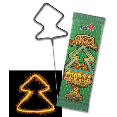 Елочка Бенгальские огни фигурные купить в Карабулаке | karabulak.salutsklad.ru