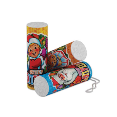 Супер с серпантином Хлопушки купить в Карабулаке | karabulak.salutsklad.ru