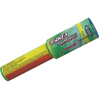 Дымовой (с чекой) зеленый Фальшфейер купить в Карабулаке | karabulak.salutsklad.ru