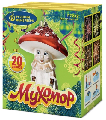 Мухомор Батарея салютов купить в Карабулаке | karabulak.salutsklad.ru